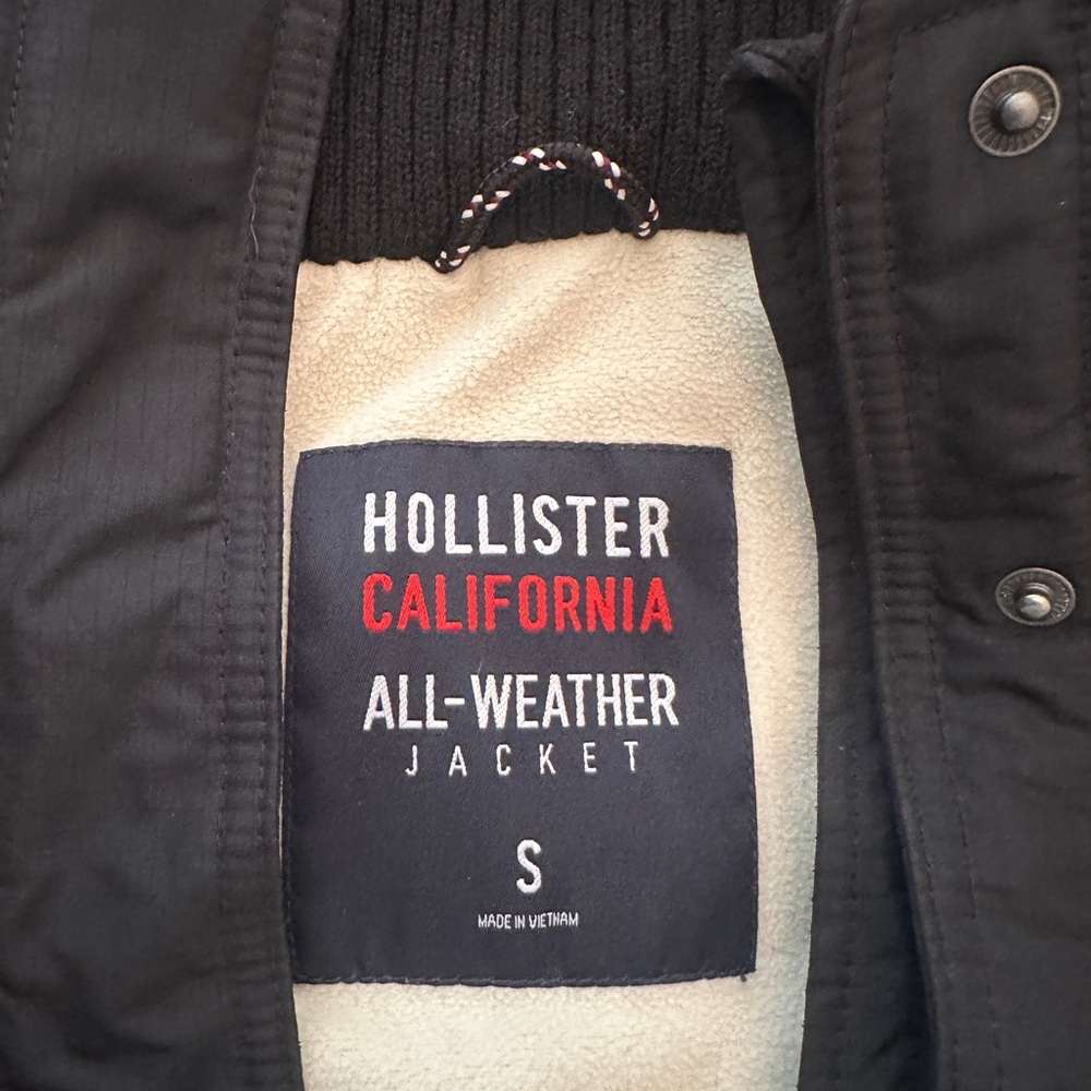 Hollister Black All-Weather Jacket - Picture 2 of 4